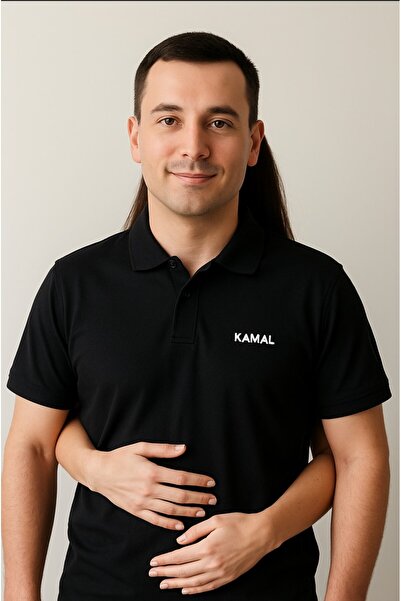 Kamal LANSMANA ÖZEL Polo Yaka Erkek T-Shirt %100 Pamuk