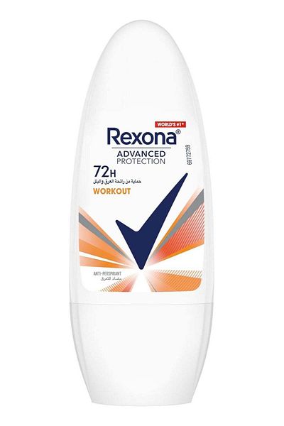 Rexona ريكسونا رول مزيل عرق رجالي 50مل 72 ساعة وورك اوت