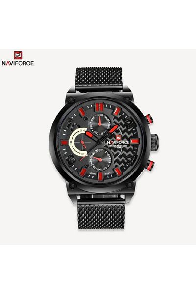 Naviforce Men’s Water-Resistant Analog Watch – Stylish Stainless Steel Timepiece