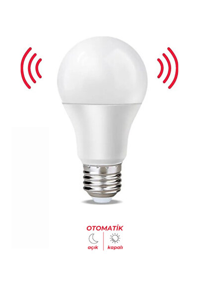 Kacar Sensörlü LED Ampul 15W E27 Duy – Otomatik Hareket Algılayıcı