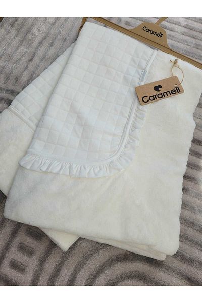 Caramell İncibaby 100% Cotton Dear Girl Baby Girl Blanket 85X90