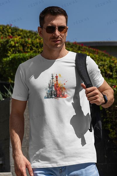 feinas Ανδρικό Tshirt - Σκάκι