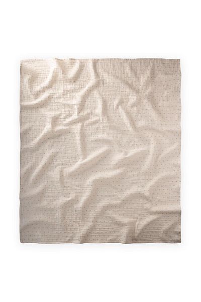 Cigit Natural Polka Dot Muslin Blanket 90X100 cm Mint Green