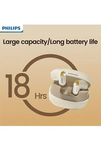 Philips 2169 Wireless Headphones, AI Noise Reduction, 360° Spatial Audio, Condenser Microphone