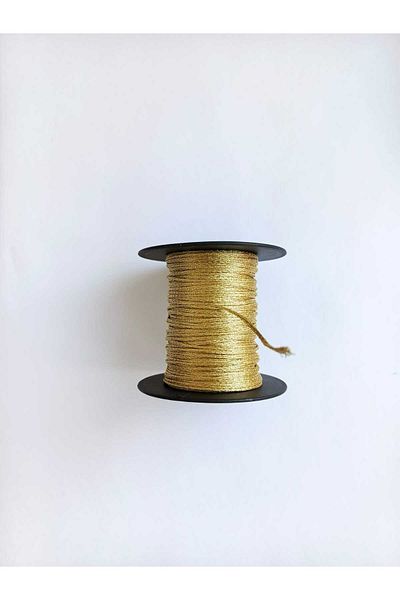 Eskişehir hobi sanat 1.2 mm 20 Meters Silvery Gold Gold Monofilament String for Bundling Gift Packaging String