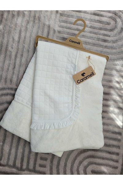 Caramell İncibaby 100% Cotton Dear Girl Baby Girl Blanket 85X90
