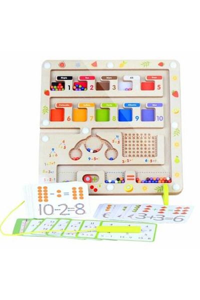 Picodino Joc de labirint magnetic din lemn - Sortare, Clasificare și Matematică