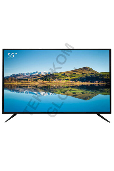 Onetech 55'' Profesyonel Led Monitör | Hdmı Vga Usb Rca Hoparlörlü Kumanda 5ms Duvara Montaj Lsd-c43a-ex