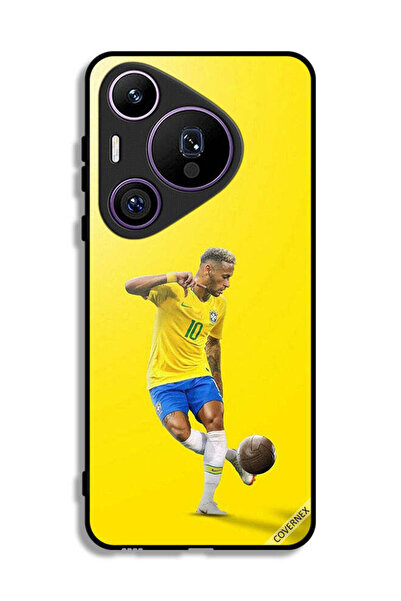 Covernex غطاء حماية لهاتف هواوي بيورا 70 برو بتصميم نيمار مع كرة قدم