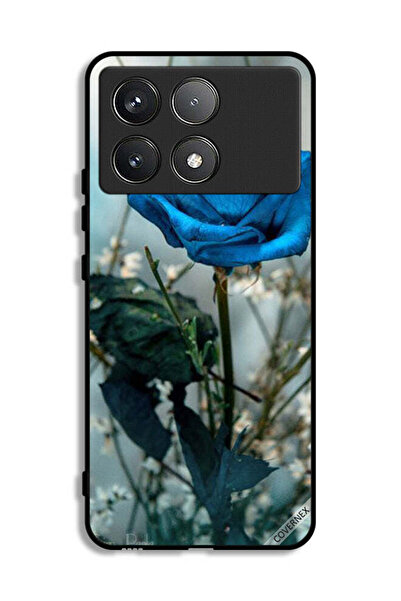Covernex Xiaomi Poco F6 Pro Protective Case Cover Blue Rose