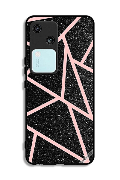 Covernex غطاء حماية لهاتف Vivo S18 5G بنقشة لامعة ومسارات