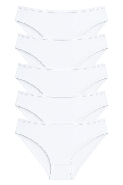 Fivora Cotton Basic Women's Bikini Panties Pack of 5