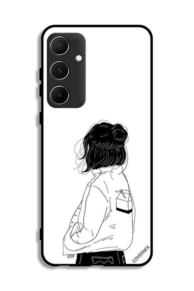 Covernex غطاء حماية لهاتف سامسونج جالاكسي A55 5G - فتاة تفكر بعمق كبير