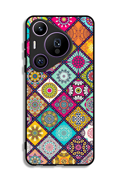 Covernex غطاء حماية لهاتف هواوي بيورا 70 برو بنقشة ماندالا بأشكال إسلامية