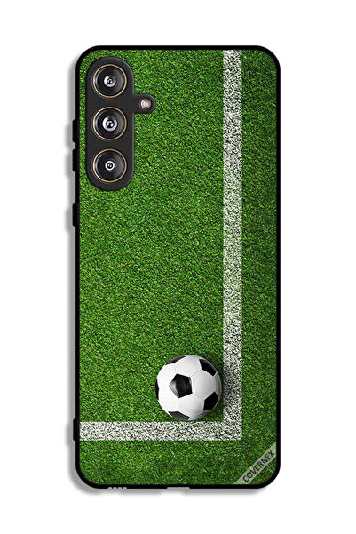 Covernex غطاء حماية لهاتف سامسونج جالاكسي F55 5G بتصميم كرة قدم في الزاوية