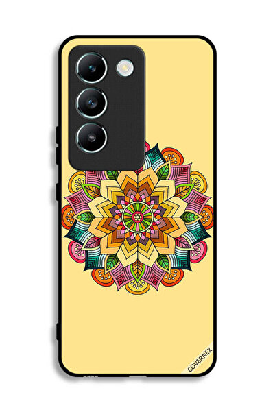 Covernex غطاء حماية لهاتف Vivo Y100 4G بنقشة ماندالا دائرية