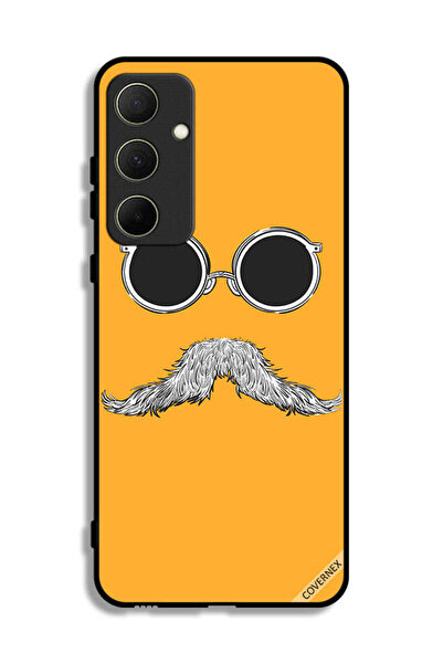 Covernex غطاء حماية لهاتف سامسونج جالاكسي A35 5G برسومات نظارات وشارب