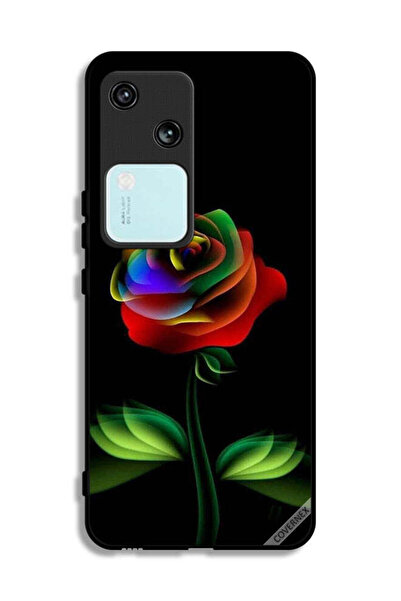 Covernex Vivo V30 5G Protective Case Cover Rainbow Color Rose