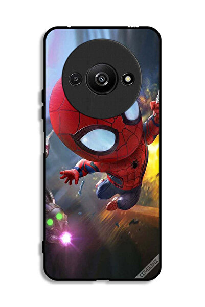 Covernex غطاء حماية لهاتف Xiaomi Redmi A3 4G بتصميم سبايدرمان أثناء العمل