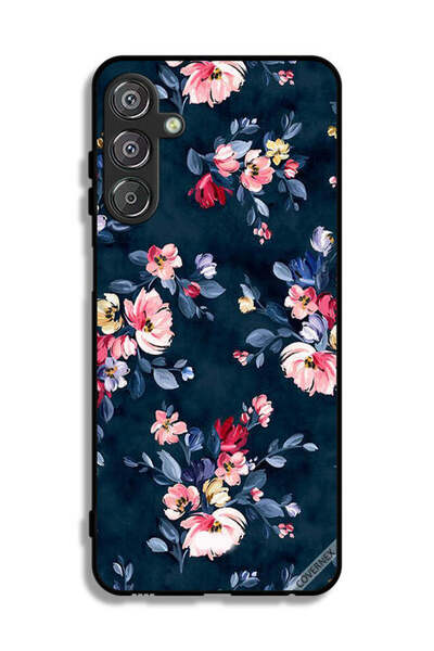 Covernex غطاء حماية لهاتف سامسونج جالاكسي F15 5G مزين بزهور مرسومة يدويًا