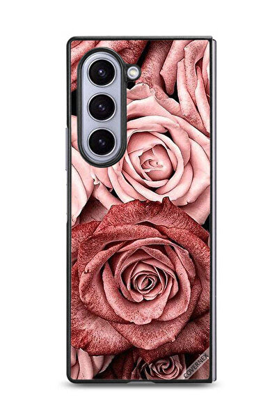 Covernex غطاء حماية لهاتف سامسونج جالاكسي زد فولد 6 - زهور الخوخ