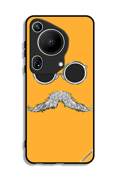 Covernex غطاء حماية لهاتف هواوي بيورا 70 ألترا بتصميم نظارات وشارب
