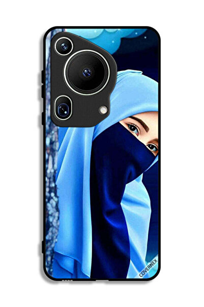 Covernex غطاء حماية فائق لهاتف هواوي بيورا 70 بتصميم فتاة محجبة
