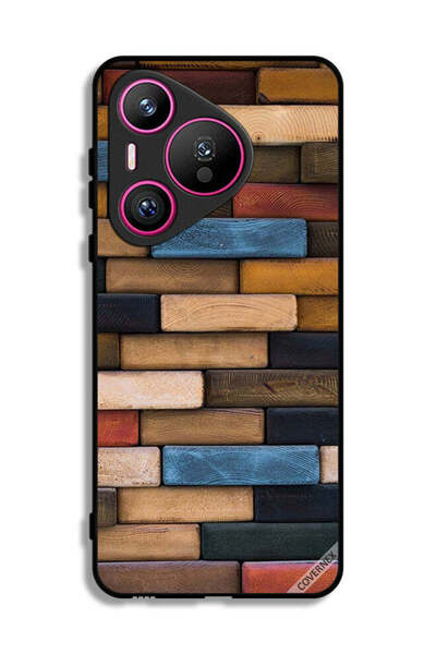 Covernex غطاء حماية خشبي لهاتف هواوي بيورا 70