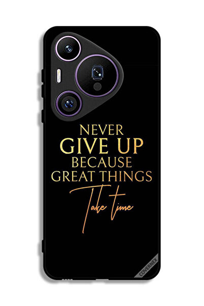 Covernex غطاء حماية لهاتف هواوي بيورا 70 برو - لا تستسلم أبدًا لأن الأشياء ال...