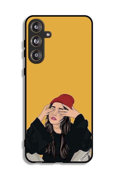 Covernex غطاء حماية لهاتف سامسونج جالاكسي M55 5G برسومات فتاة حزينة