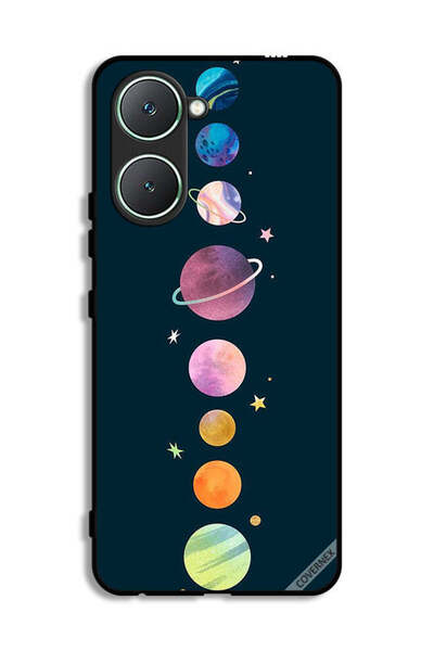 Covernex غطاء حماية لهاتف Vivo Y03 4G بتصميم الكواكب في صف واحد