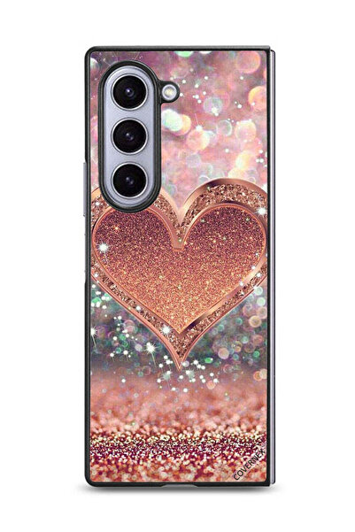 Covernex غطاء حماية لهاتف سامسونج جالاكسي زد فولد 6 - قلب لامع