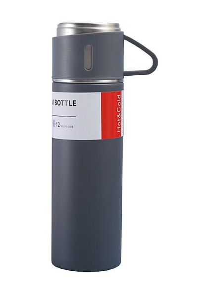 Primo Plus Coffee Mug with Handle for Hot and Cold Drinks Grey Colour