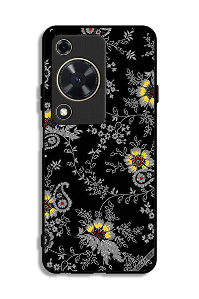 Covernex غطاء حماية لهاتف هواوي إنجوي 70 بخلفية زهور فنية
