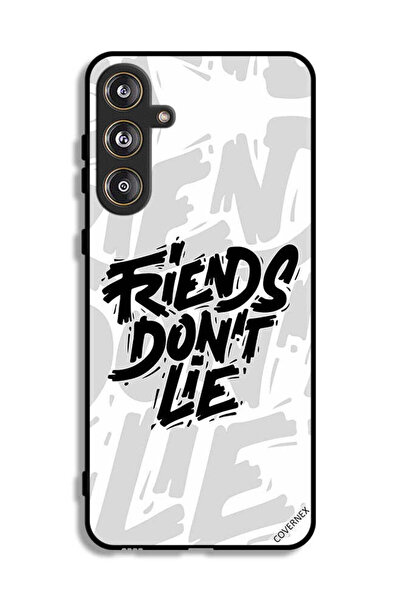 Covernex غطاء حماية لهاتف سامسونج جالاكسي F55 5G بطبعة "أصدقاء الخط لا يكذبون"