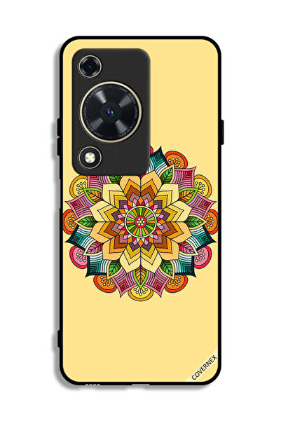 Covernex غطاء حماية لهاتف هواوي إنجوي 70 بنمط ماندالا دائري