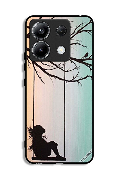 Covernex غطاء حماية لهاتف شاومي ريدمي نوت 13 برو 5G، رسمة فتاة صغيرة حزينة