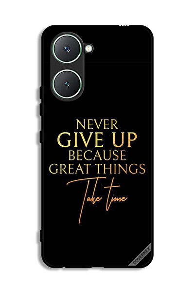 Covernex غطاء حماية لهاتف Vivo Y03 4G لا تستسلم أبدًا لأن الأشياء العظيمة تست...
