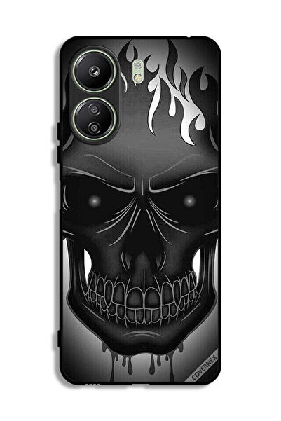 Covernex غطاء حماية لهاتف شاومي ريدمي 13 سي برسومات جمجمة