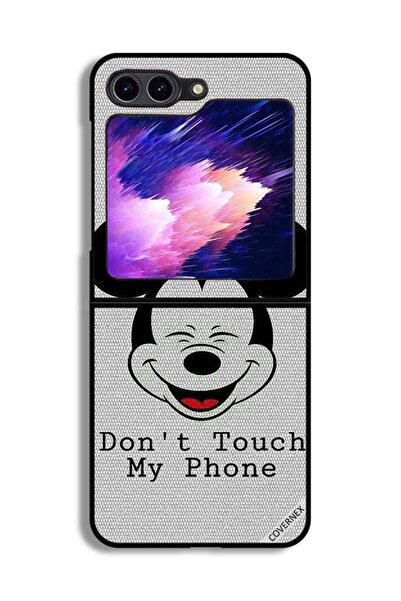 Covernex غطاء حماية لهاتف سامسونج جالكسي زد فليب 6 - لا تلمس هاتفي - ميكي