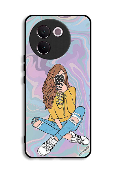Covernex Vivo V30e 5G Protective Case Cover Girl Taking Photo