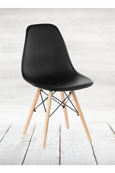 rexa كرسي طعام بأرجل خشبية