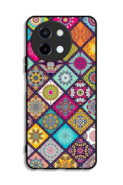 Covernex غطاء حماية لهاتف Vivo Y38 5G بنقشة ماندالا بأشكال إسلامية