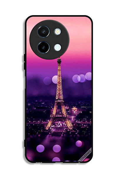 Covernex غطاء حماية لهاتف Vivo Y38 5G بتصميم برج إيفل