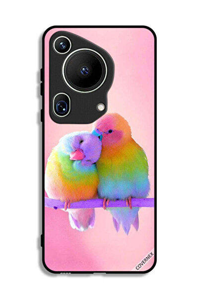 Covernex غطاء حماية لهاتف هواوي بيورا 70 ألترا بنقشة طيور لطيفة