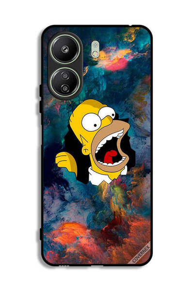 Covernex غطاء حماية لهاتف شاومي ريدمي 13 سي بتصميم سيمبسون