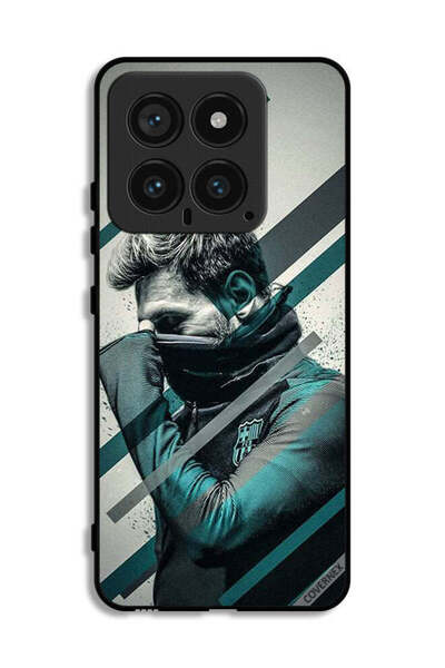 Covernex غطاء حماية لهاتف شاومي 14 بتصميم وجه ميسي المختبئ