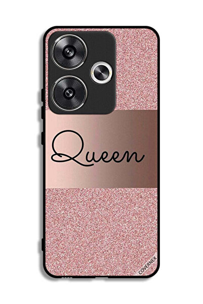 Covernex غطاء حماية لهاتف Xiaomi Redmi Turbo 3 5G بخلفية لامعة من Queen Glitters