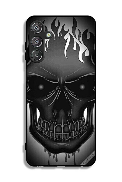 Covernex غطاء حماية لهاتف سامسونج جالاكسي F15 5G برسومات جمجمة