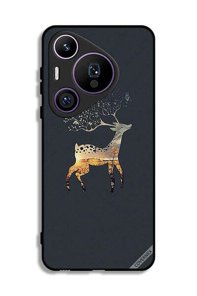 Covernex غطاء حماية لهاتف هواوي بيورا 70 برو بتصميم غزال